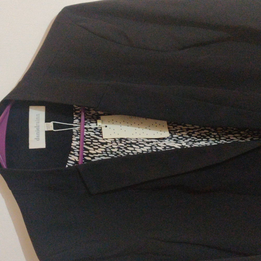 NWT Daniel Rainn Black Blazer Suit Jacket, M - Picture 2 of 4